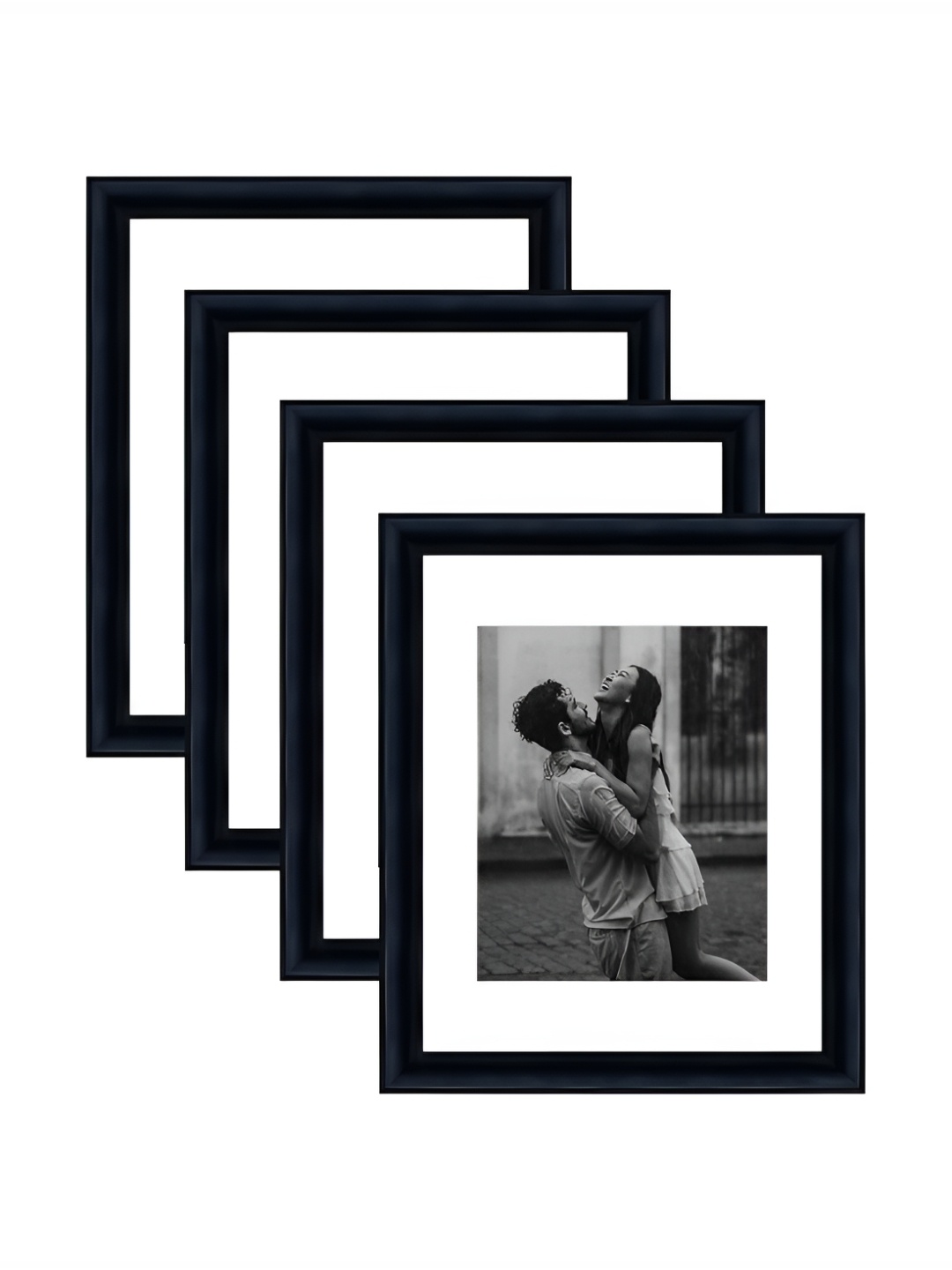 

Art Street Black & White 2 to 4 Pieces Wood Wall Photo Frames