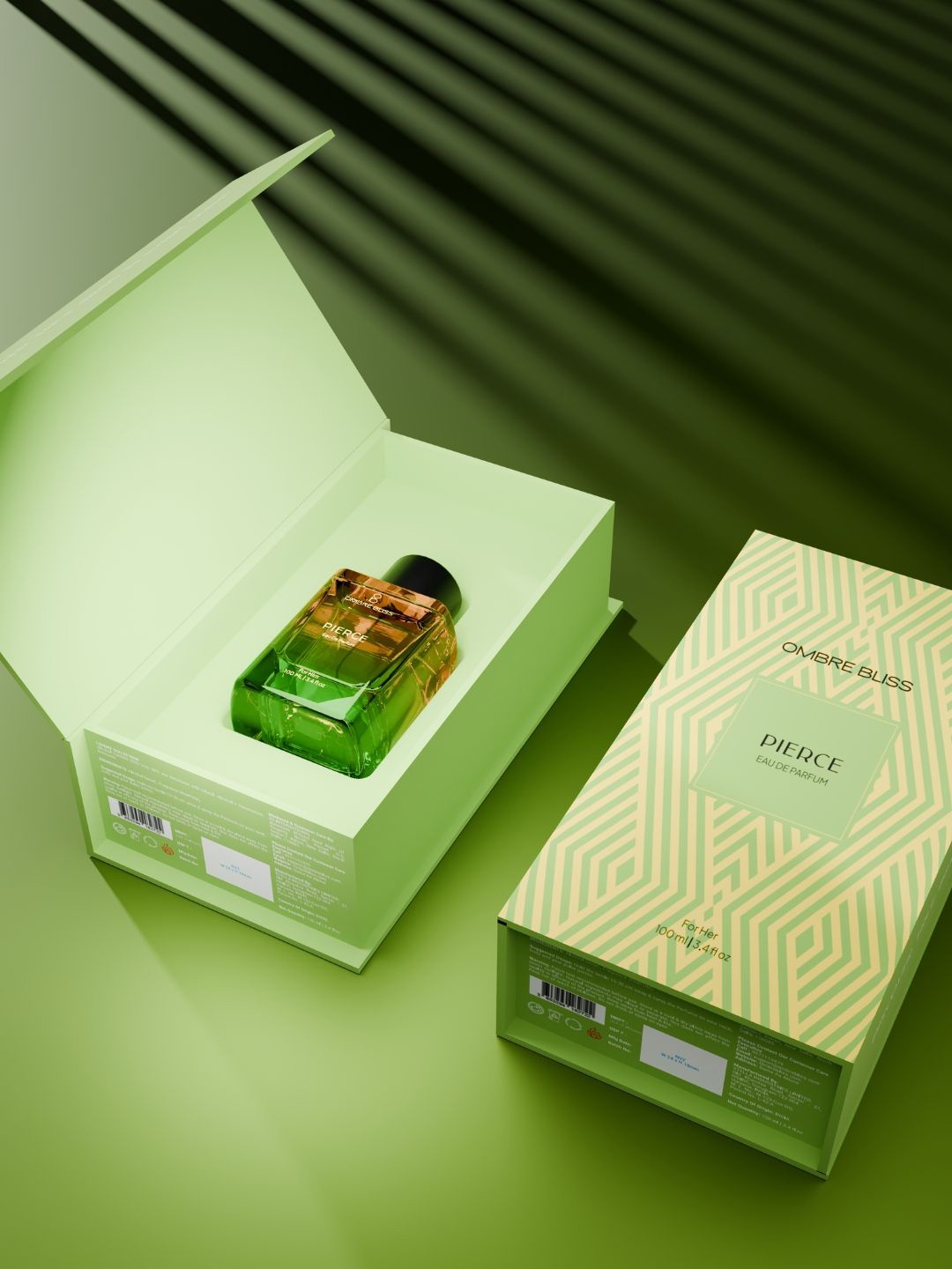 

OMBRE BLISS Women Pierce Long lasting Eau De Parfum- 100 ml, Lime green