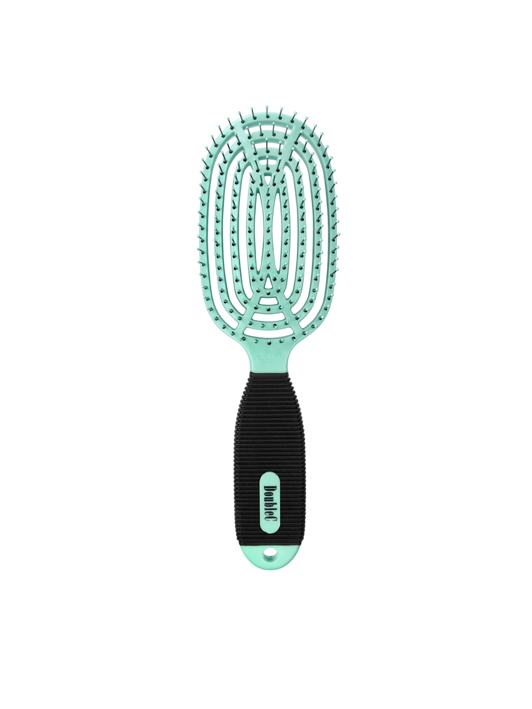 

NuWay 4Hair Patented Double Curved Detangler Venting Hair Brush - Green