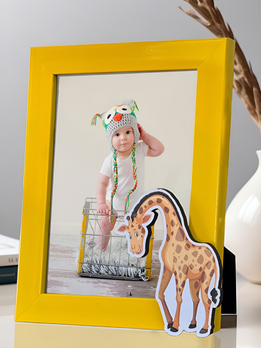 

Art Street Yellow & Brown 1 Pieces MDF Table Photo Frames