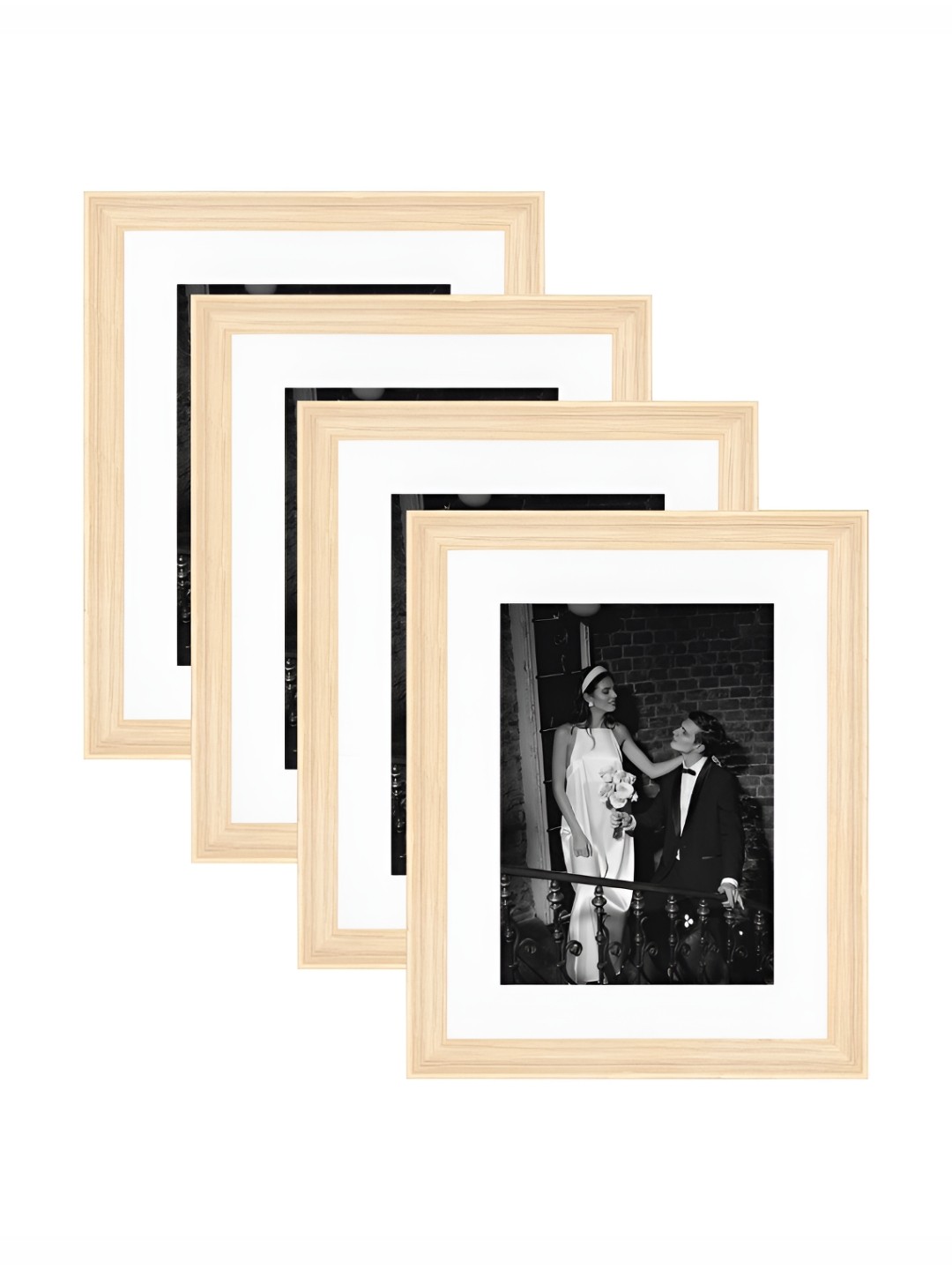 

Art Street White & Brown 2 to 4 Pieces Wood Wall Photo Frames