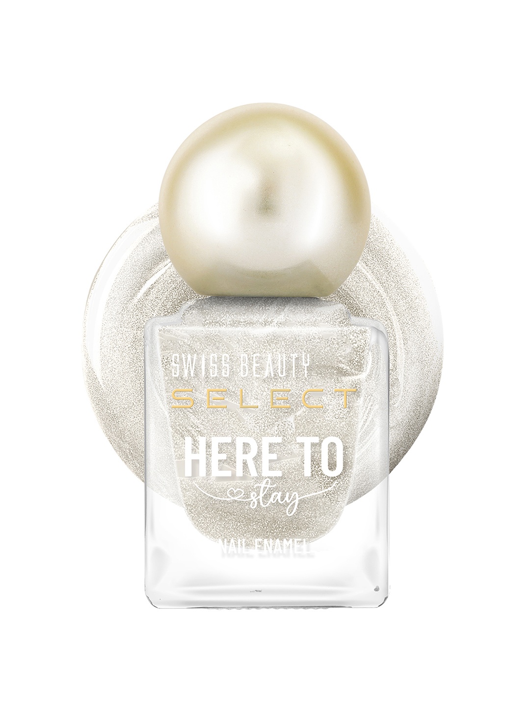 

SWISS BEAUTY Select Here to Stay Long Lasting Nail Enamel 12 ml - Metallic Gold 24, Cream