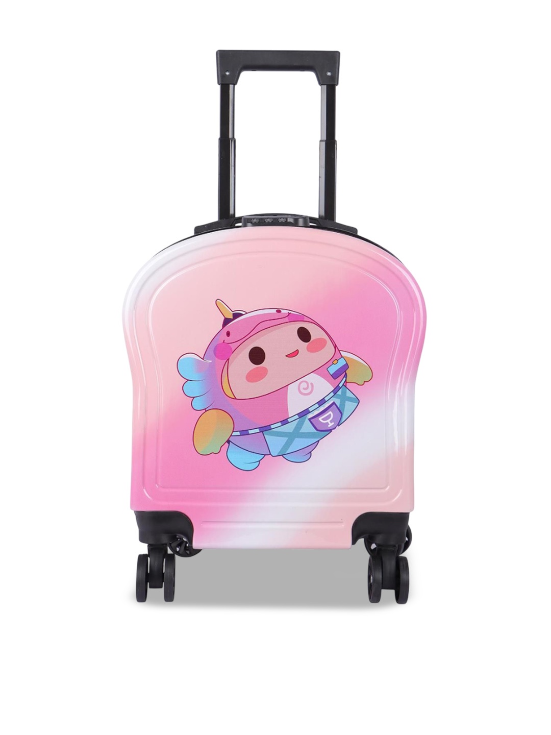 

Polo Class Kids Printed Hard Sided Waterproof Trolley Bag, Pink