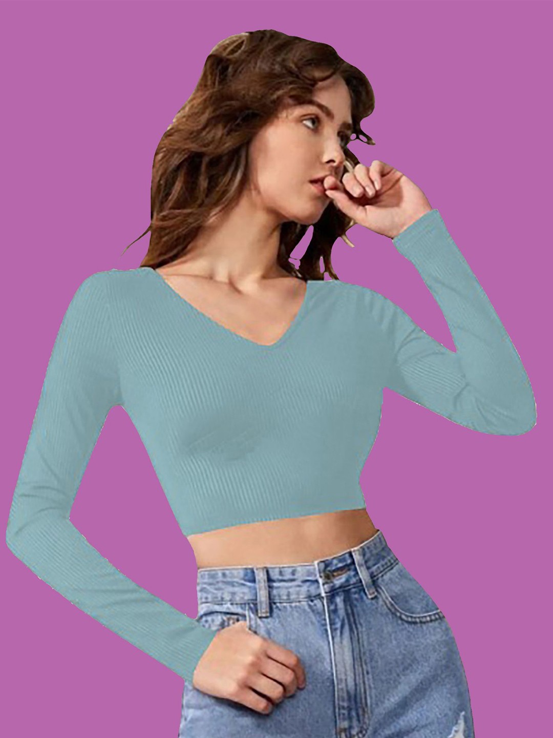 

Dream Beauty Fashion Crop Top, Teal