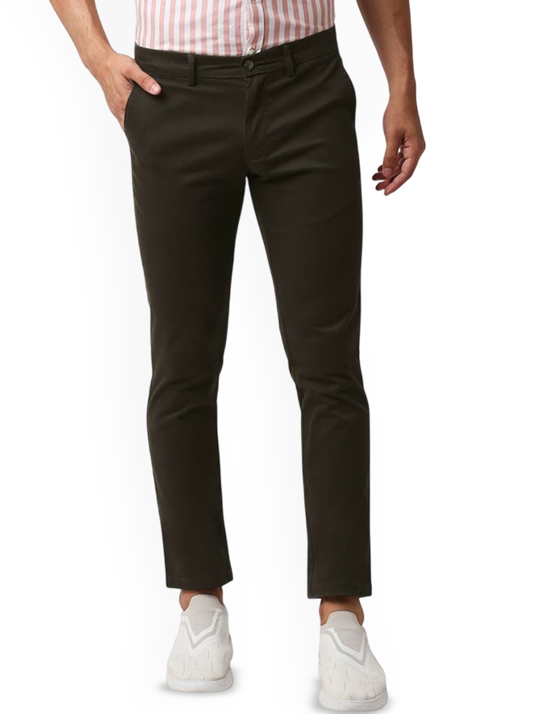 

Basics Men Comfort Trousers, Brown