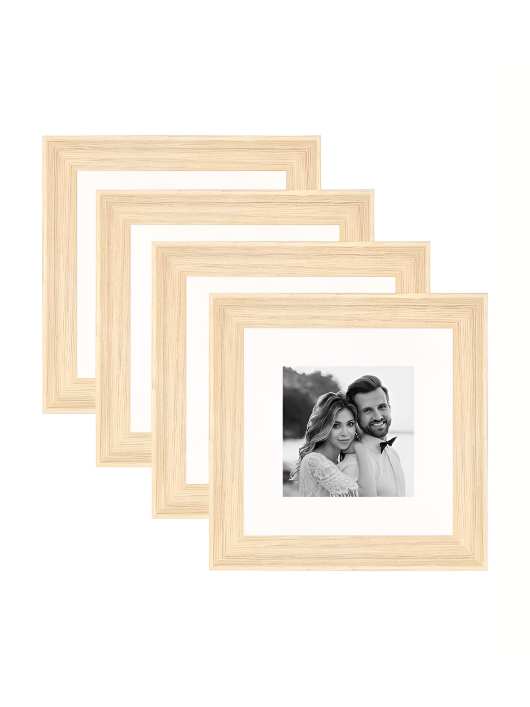 

Art Street Brown & White 2 to 4 Pieces Wood Wall Photo Frames