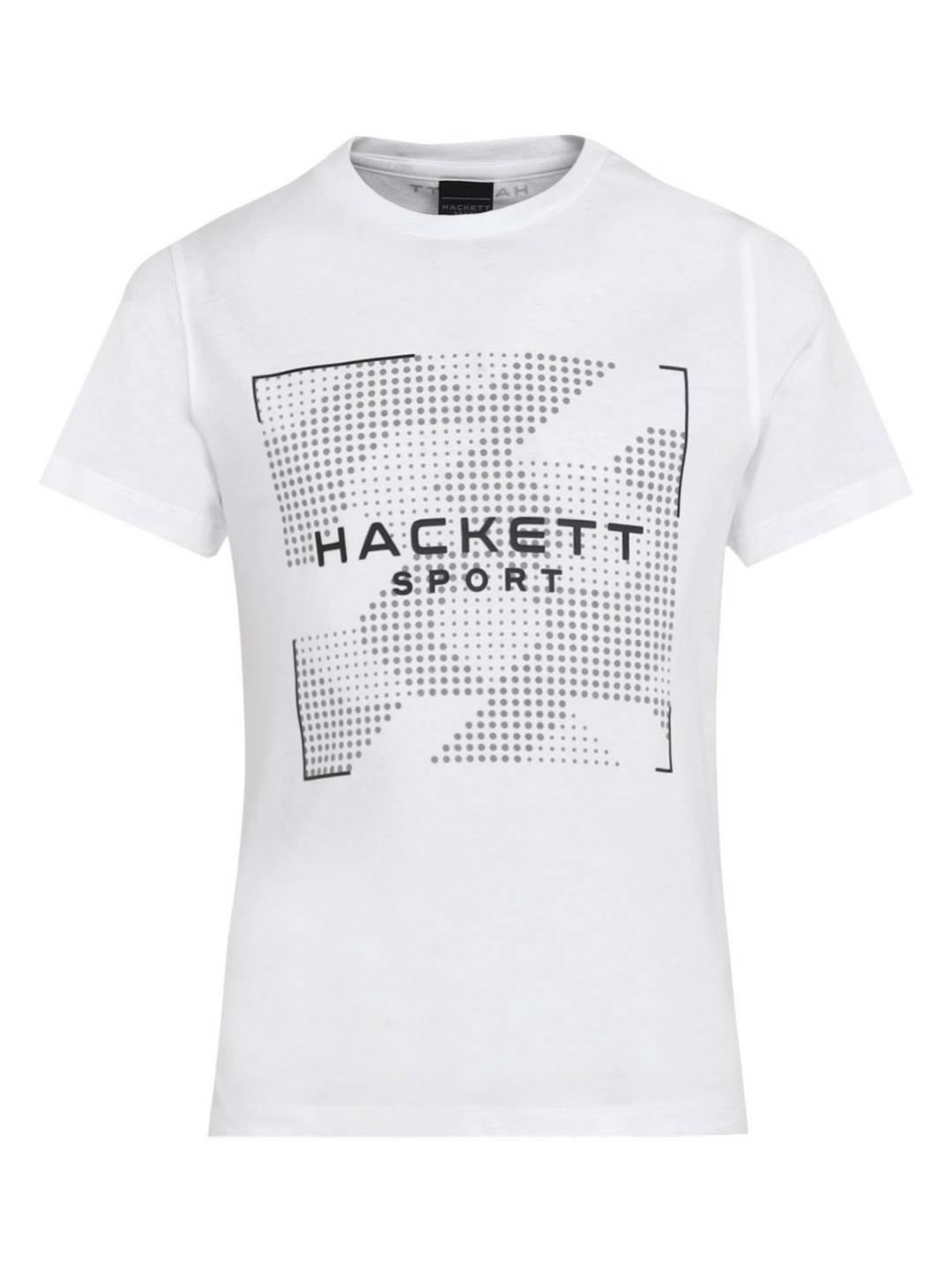 

HACKETT LONDON Boys Graphic Printed Round Neck Cotton T-shirt, White