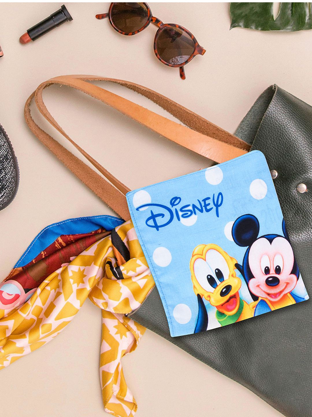 

Kuber Industries Blue Pack Of 6 Disney Team Handkerchiefs For Boys & Girls