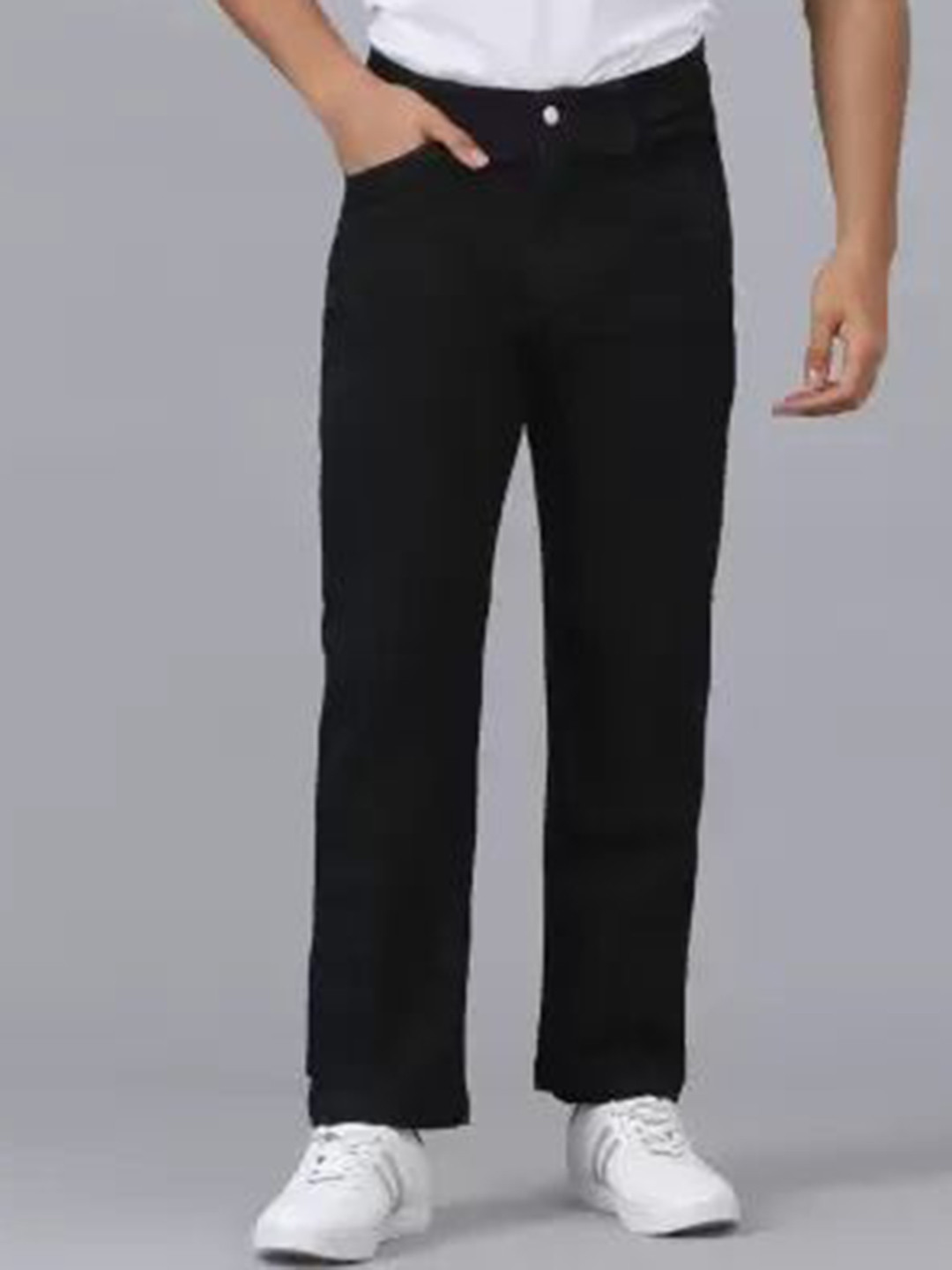 

COMFITS Men Mid-Rise Classic Jeans, Black