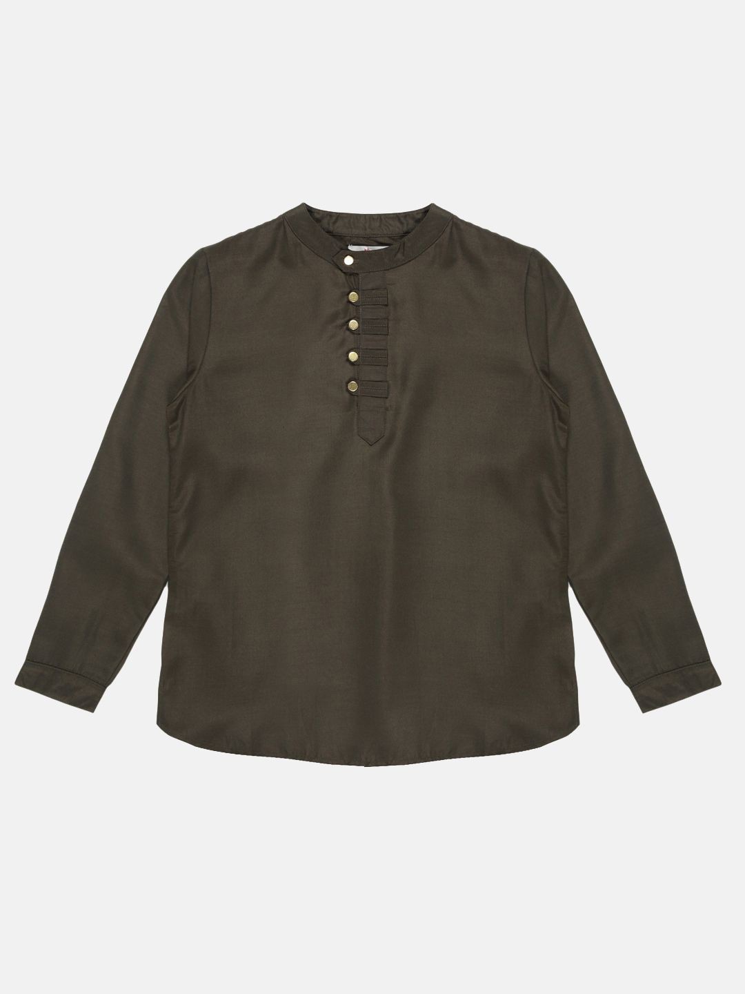 

YOUNG BIRDS Boys Opaque Casual Shirt, Sea green