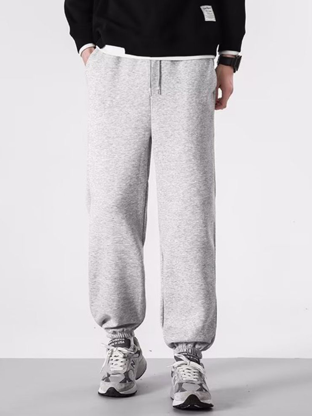 

StyleCast Men Cotton Track Pant, Grey