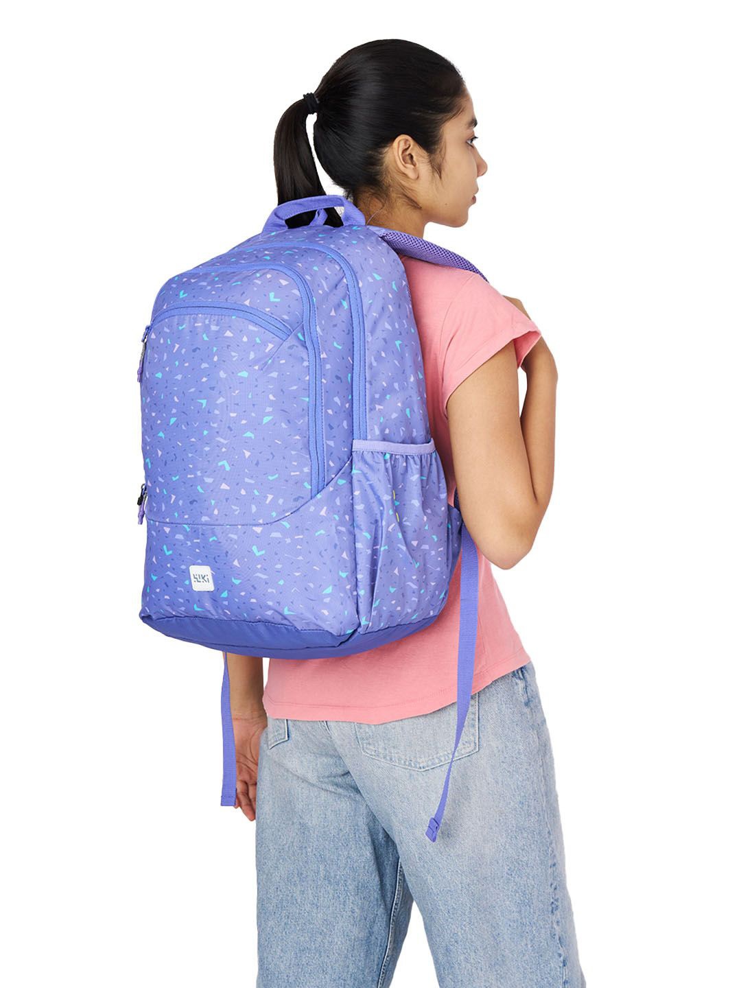 

Wildcraft Unisex Kids Brand Logo Backpack, Purple