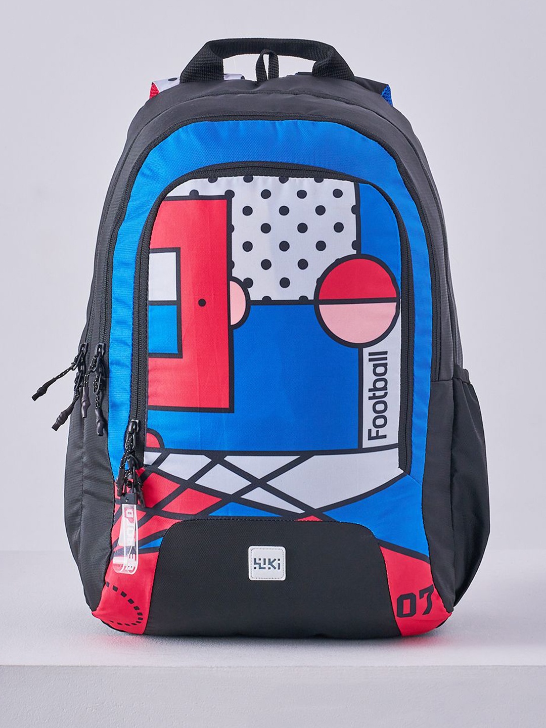 

Wildcraft Unisex Kids Brand Logo Backpack, Black