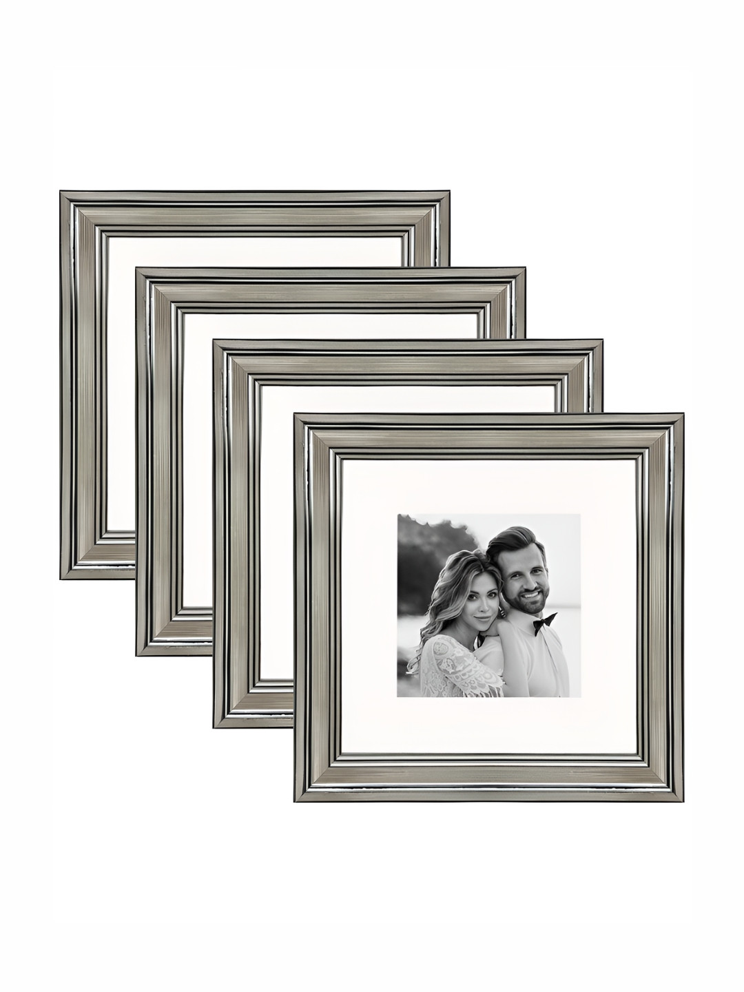 

Art Street Gold-Toned & Silver-Toned 2 to 4 Pieces Wood Wall Photo Frames