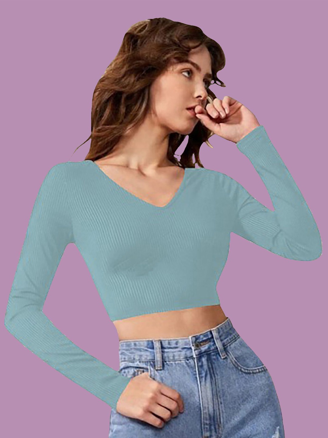 

Dream Beauty Fashion Crop Top, Teal