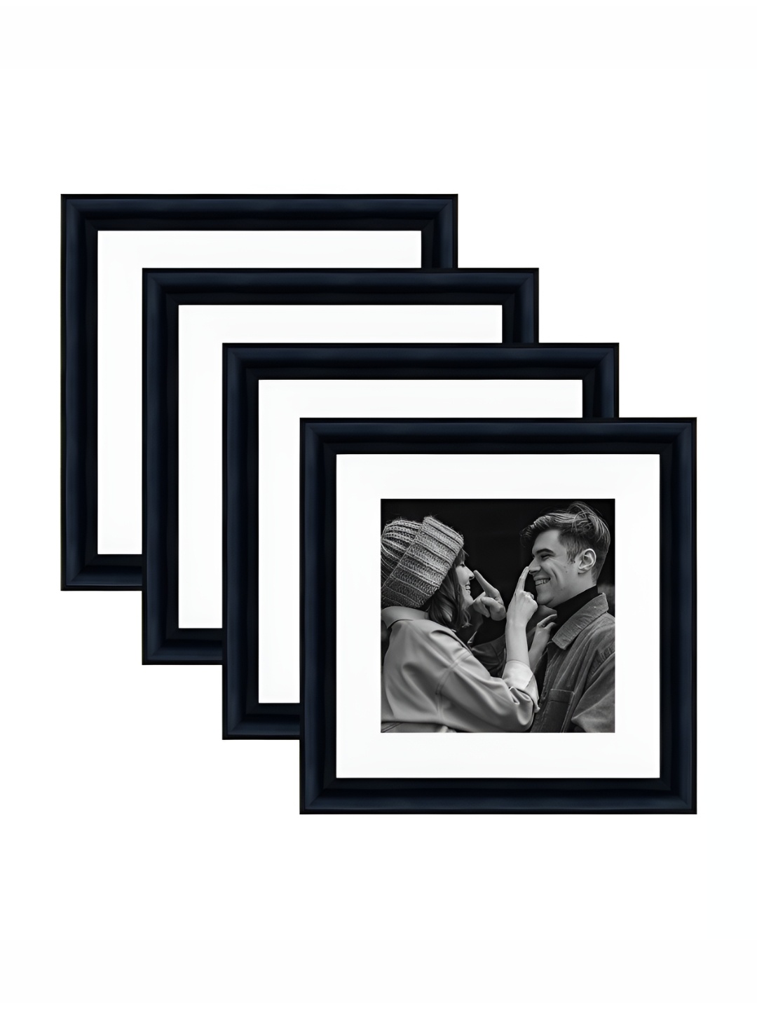 

Art Street Black & White 2 to 4 Pieces Wood Wall Photo Frames