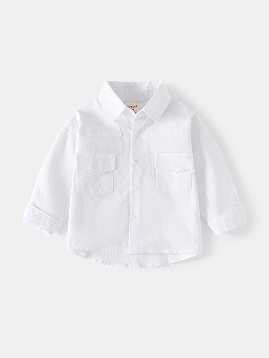 

LULU & SKY Boys Opaque Casual Shirt, White