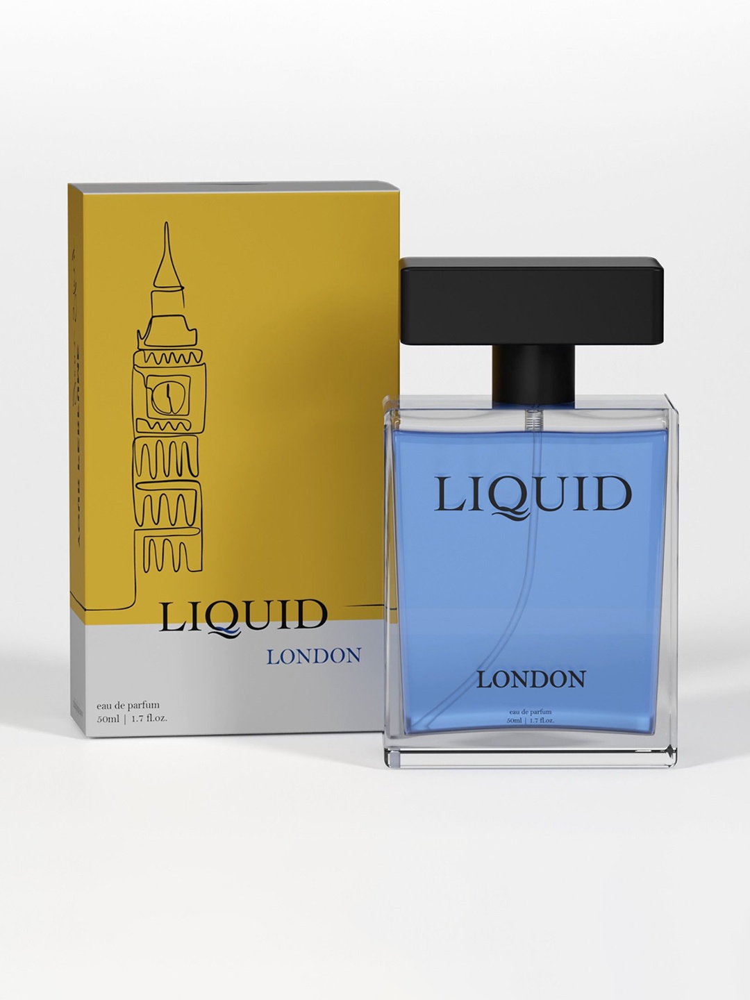 

Liquid Perfumes Men London Long lasting Eau De Parfum - 50 ml, Blue
