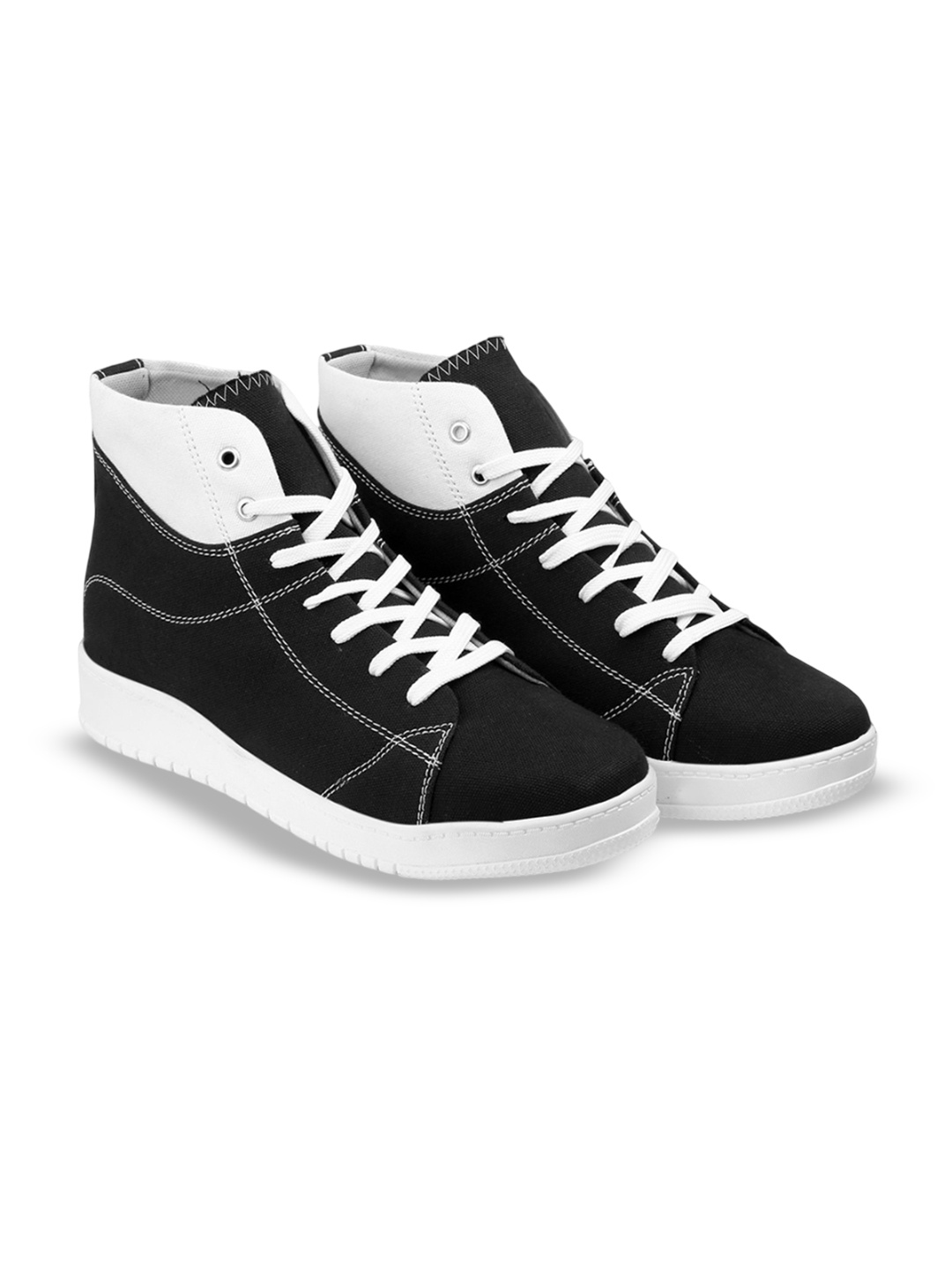 

Bxxy Men 7.62 cm Hidden Elevator Height Increasing Casual Sneaker Shoes, Black