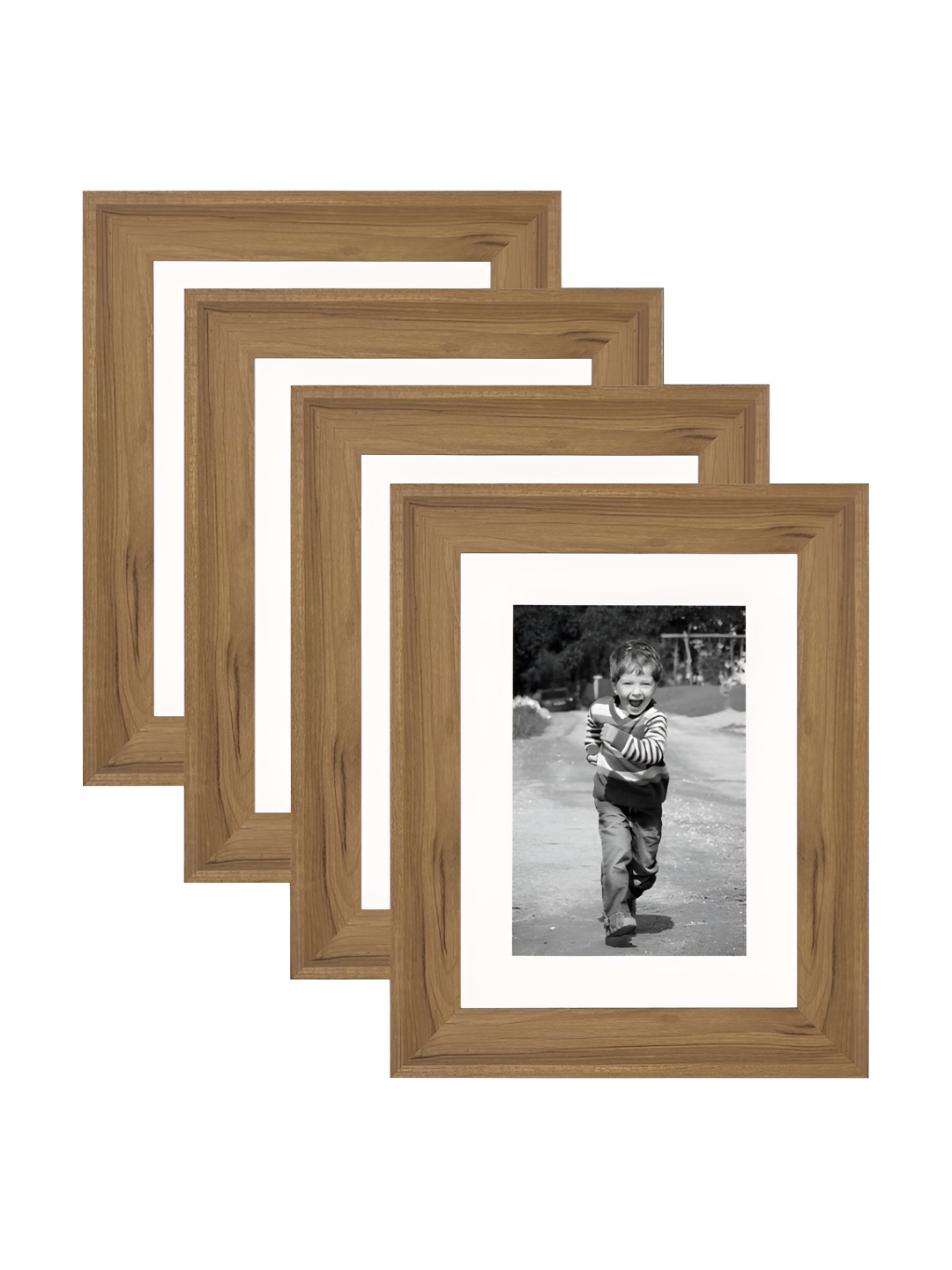 

Art Street Brown & White 2 to 4 Pieces Wood Wall Photo Frames