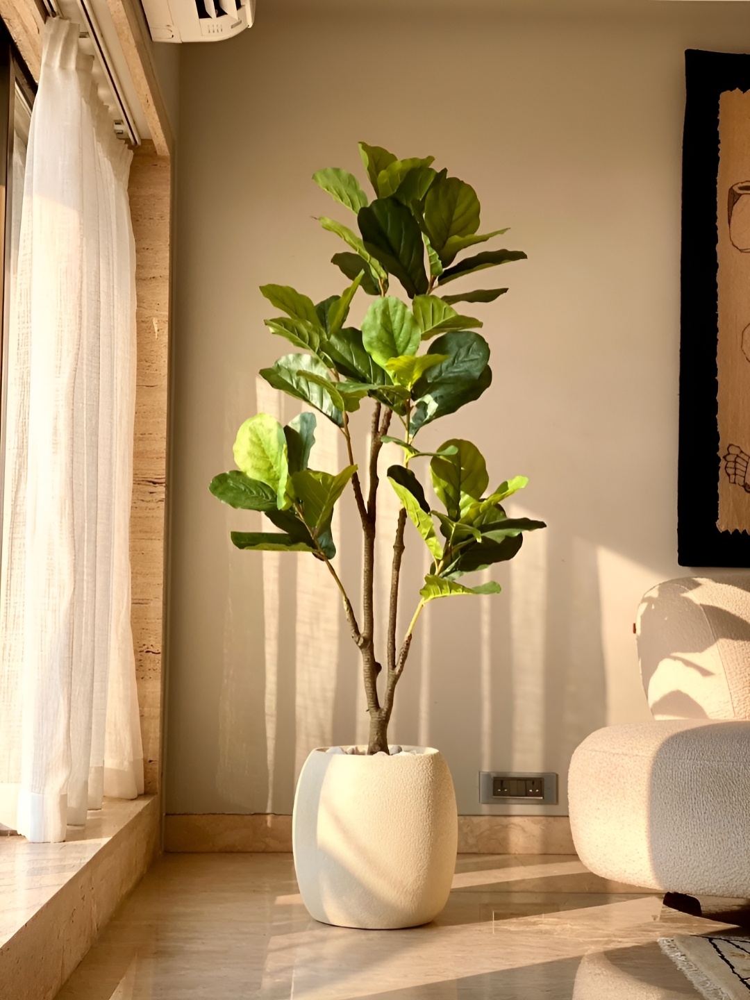 

Mason Home Green & Brown Fig Artificial Plant With Pot