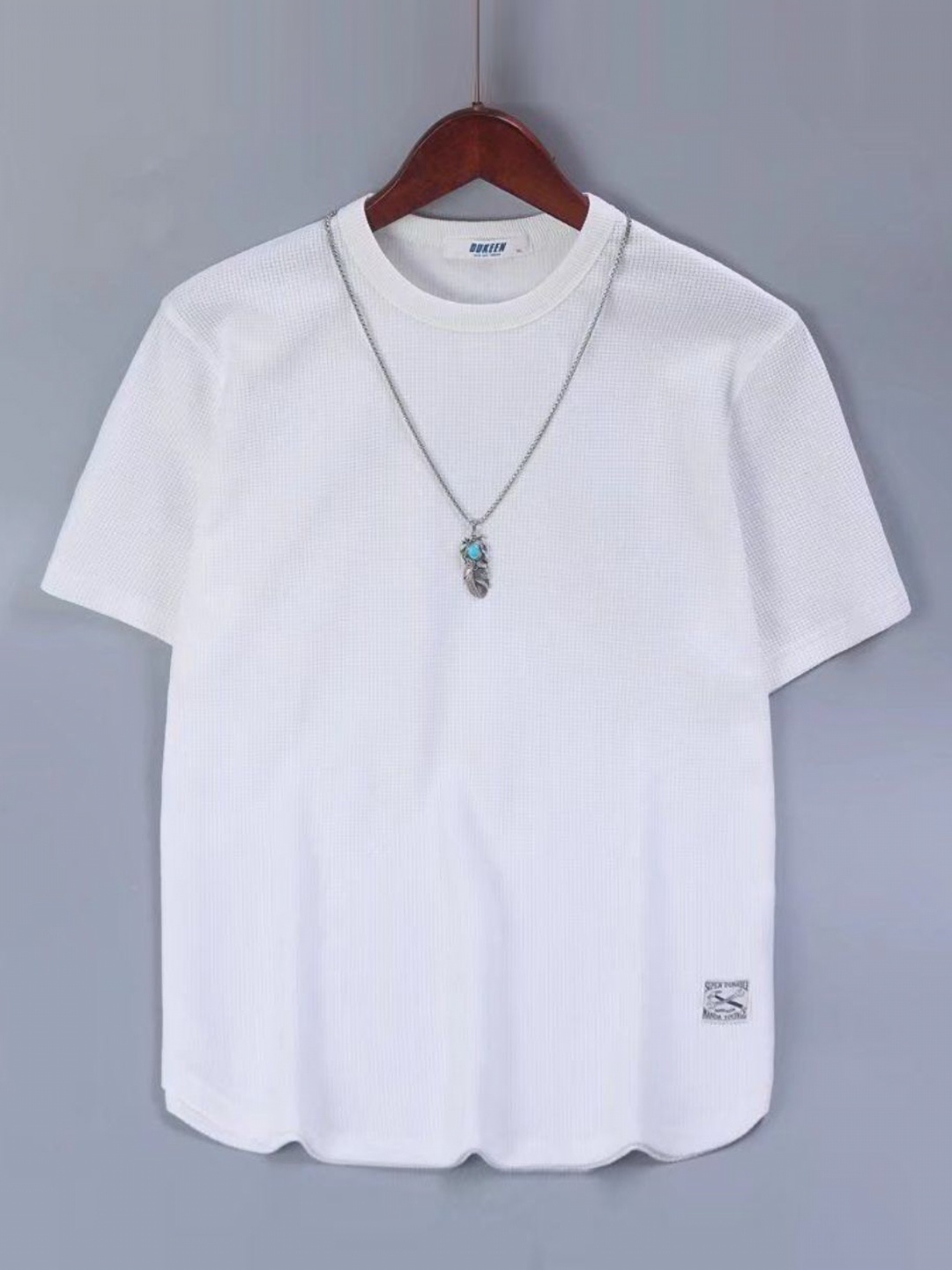 

StyleCast Men Solid Round Neck Oversized T-shirt, White