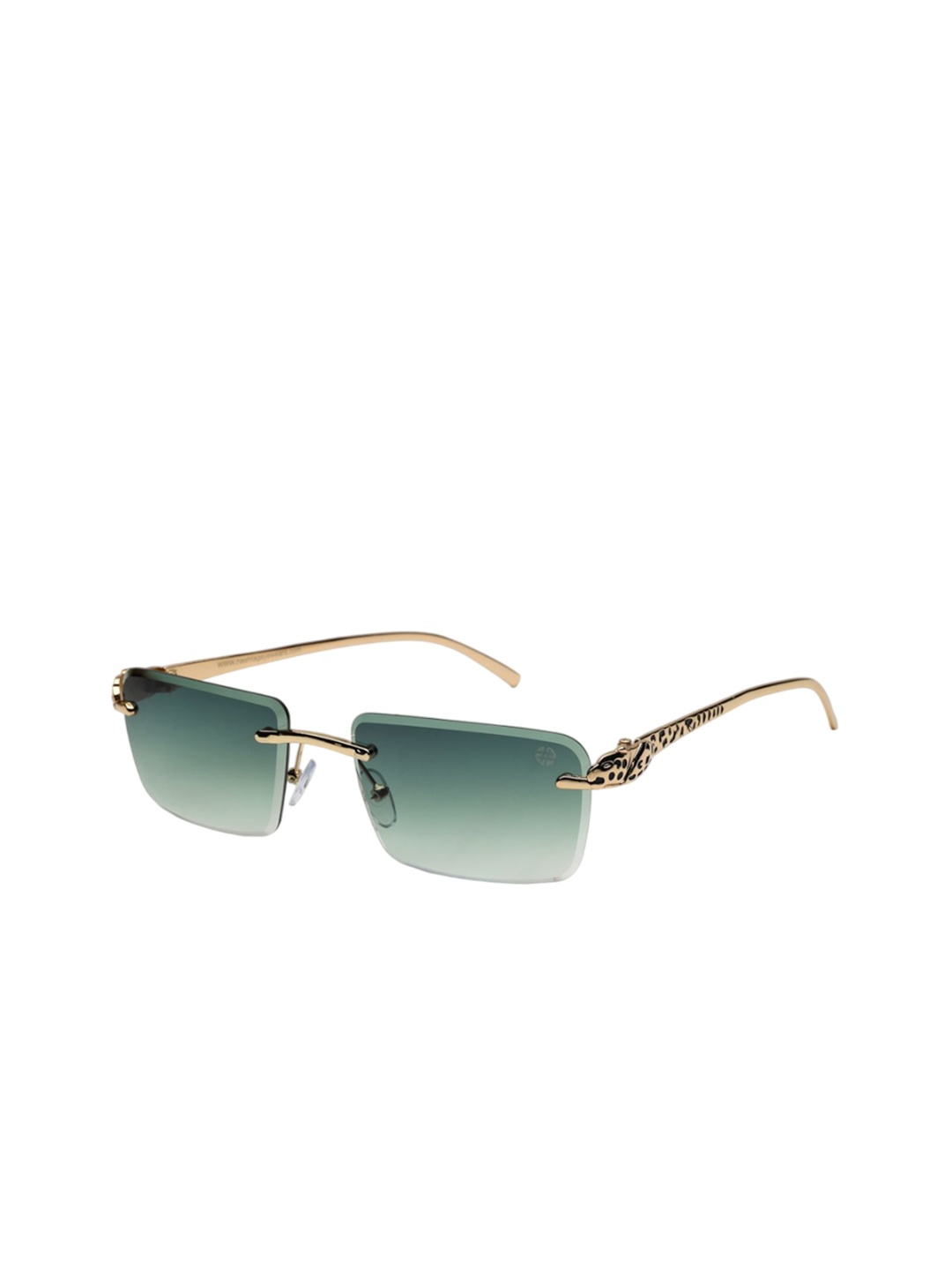 

HASHTAG EYEWEAR Men Square Sunglasses with Polarised and UV Lens ICE-S2683-C3, Green