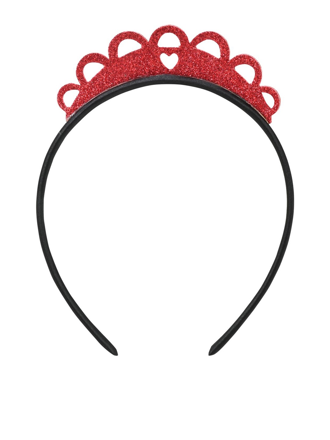 

Aye Candy Small Heart Tiara Hairband, Red