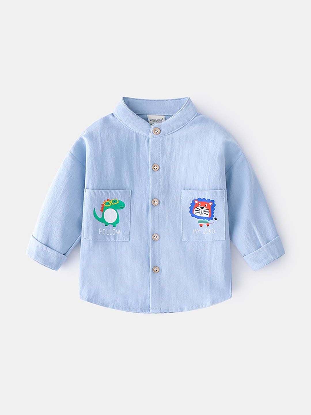 

LULU & SKY Boys Opaque Casual Shirt, Blue