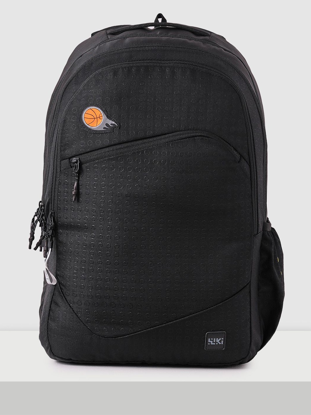 

Wildcraft Unisex Kids Brand Logo Backpack, Black