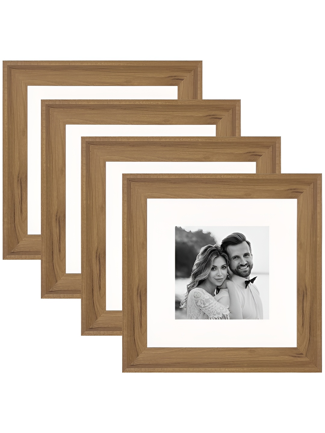 

Art Street Brown & White 2 to 4 Pieces Wood Wall Photo Frames