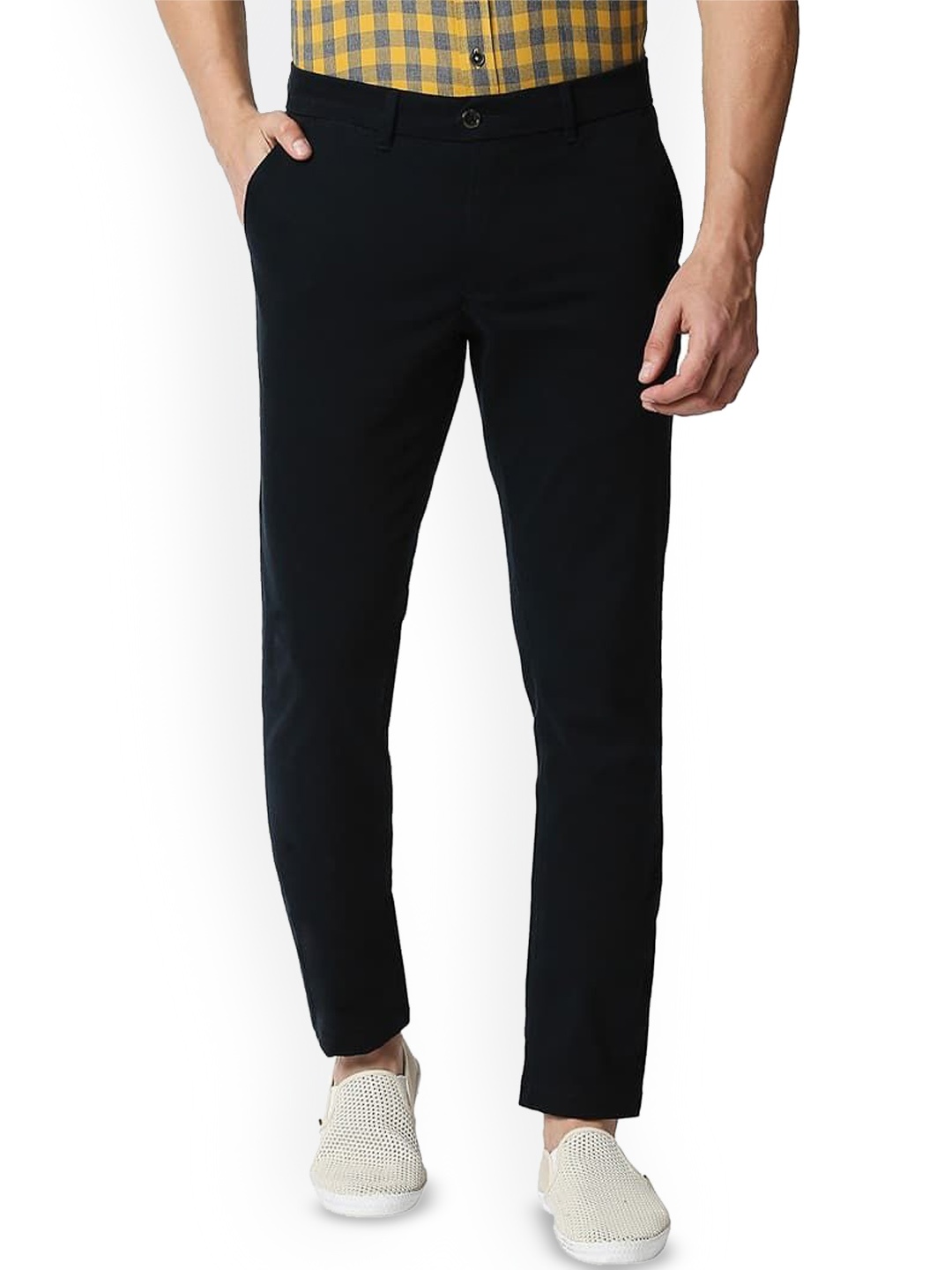

Basics Men Comfort Trousers, Navy blue