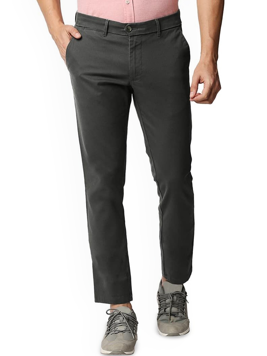 

Basics Men Comfort Trousers, Grey