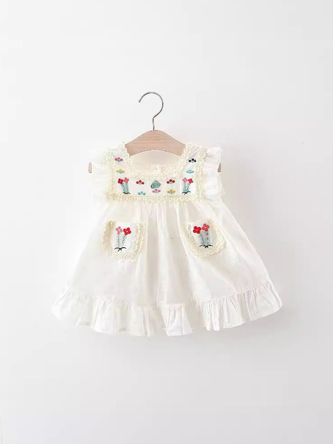 

LULU & SKY Fit & Flare Dress, White