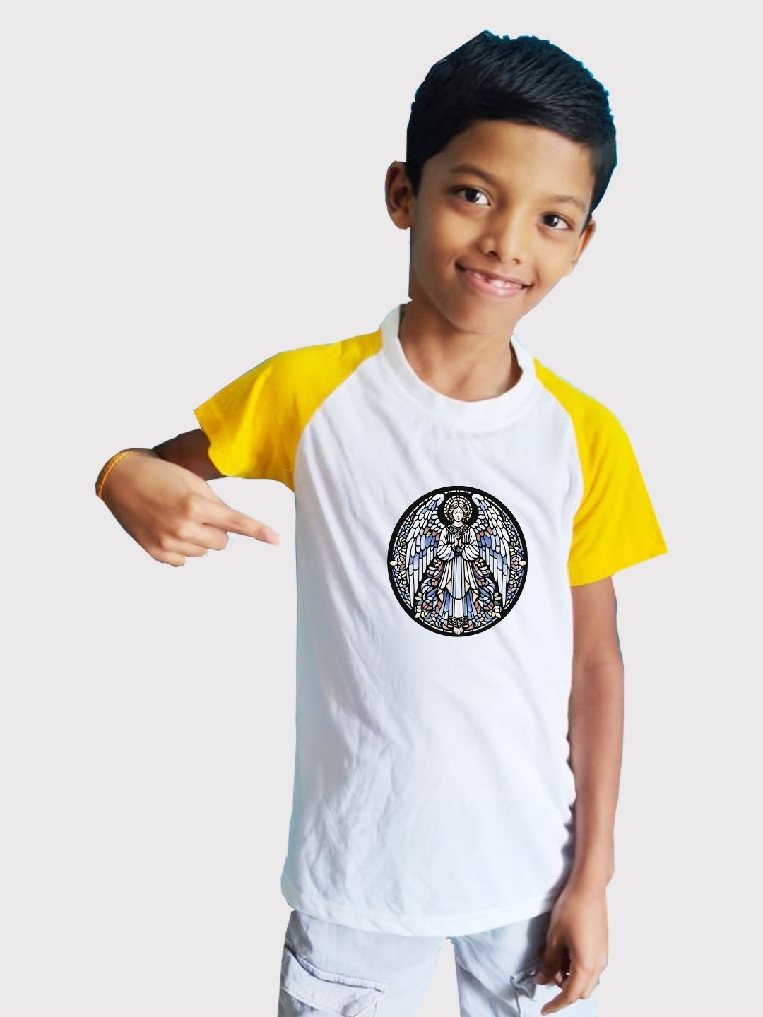 

RISH Kids Printed T-shirt, Mustard