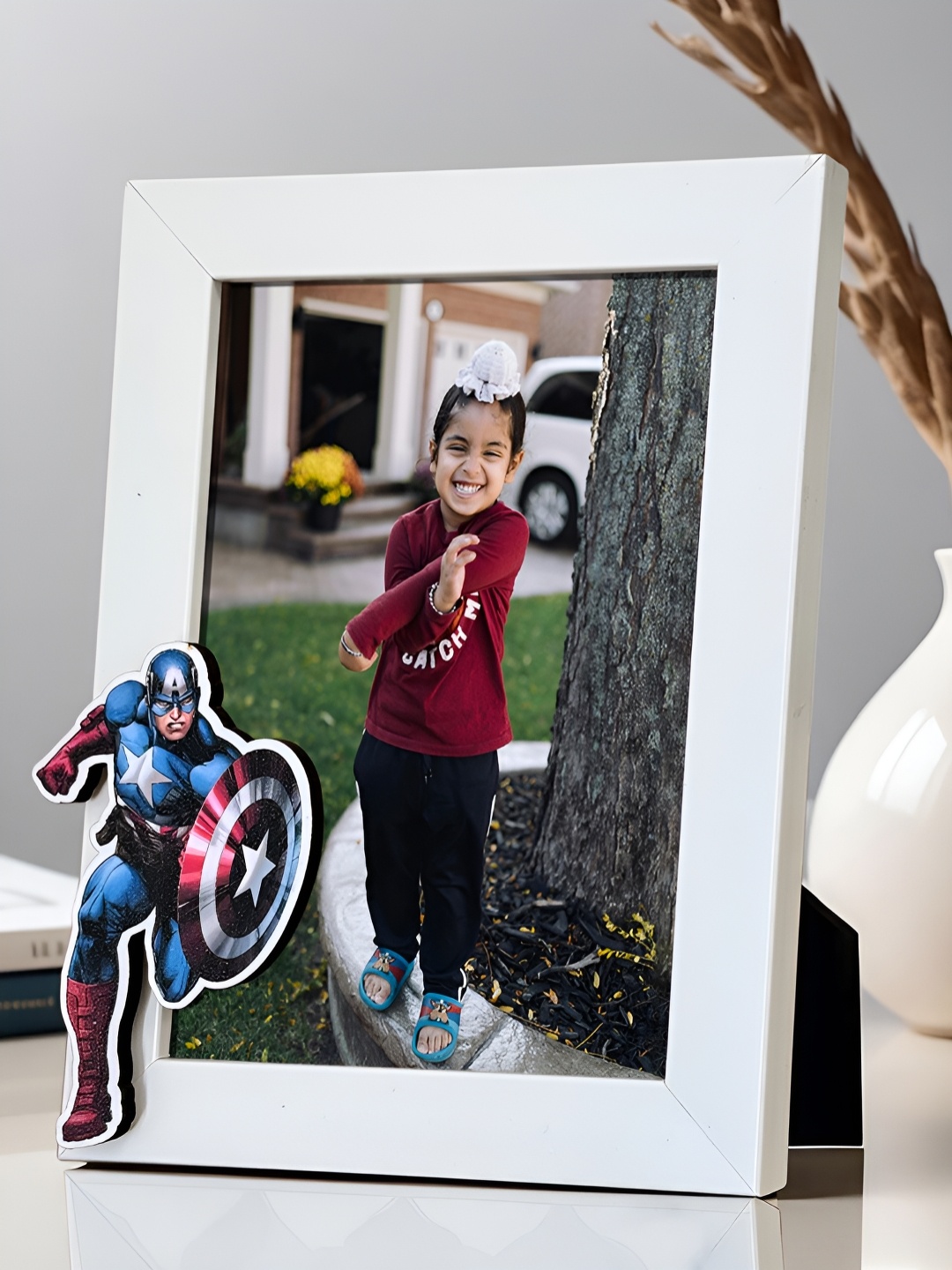 

Art Street White & Blue 1 Pieces MDF Table Photo Frames