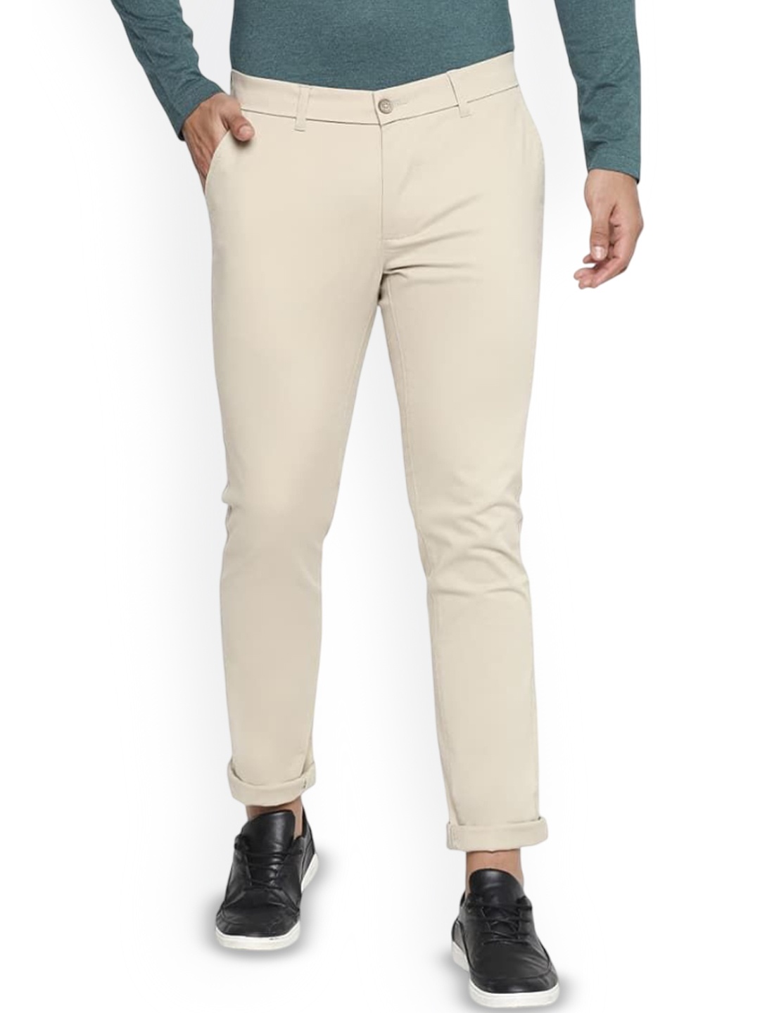 

Basics Men Comfort Trousers, Brown