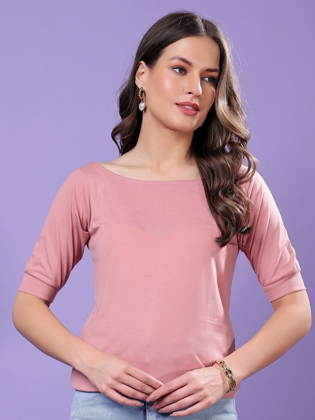 

Moda Rapido Cotton Top, Pink