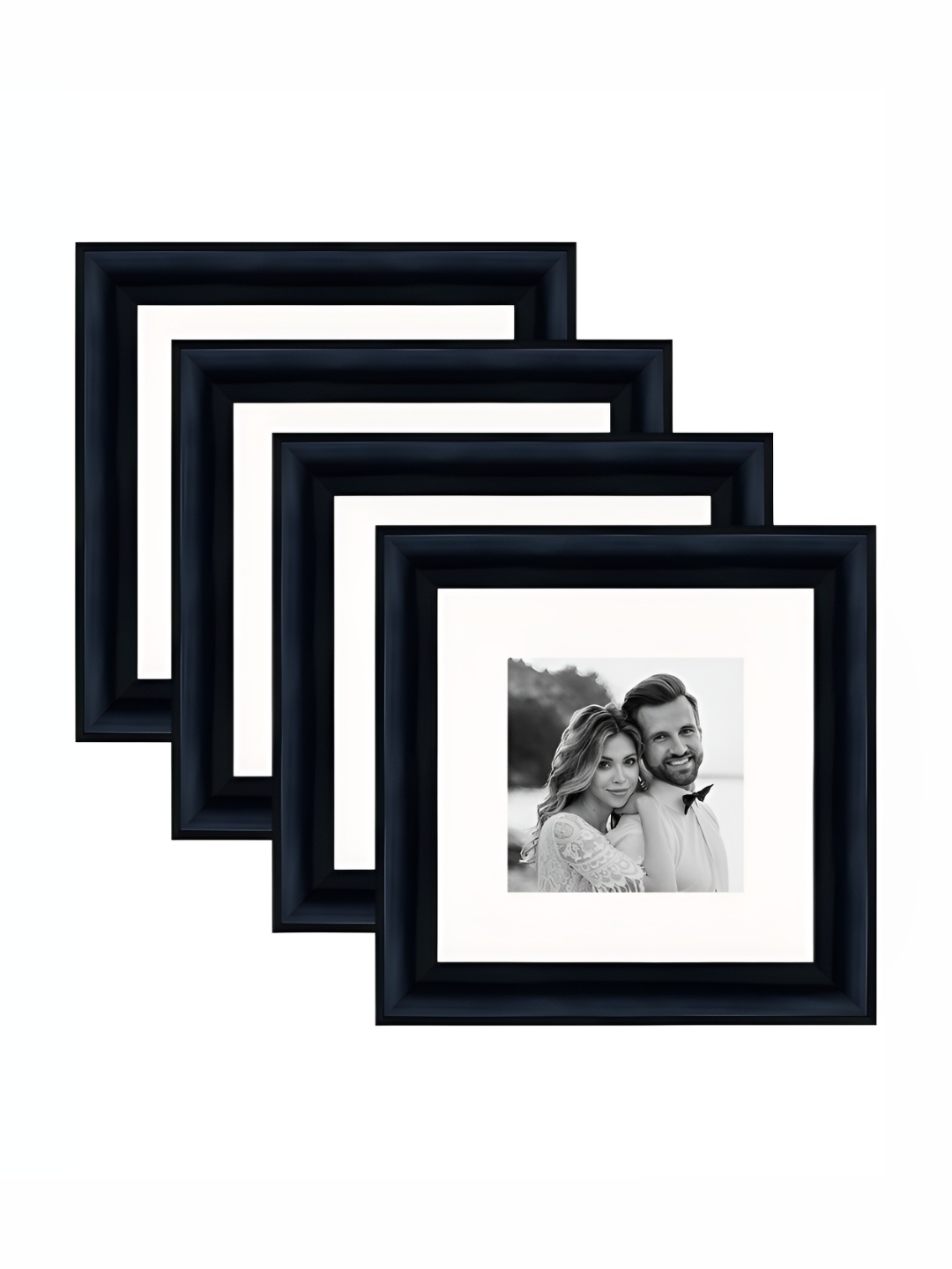 

Art Street Black & White 2 to 4 Pieces Wood Wall Photo Frames
