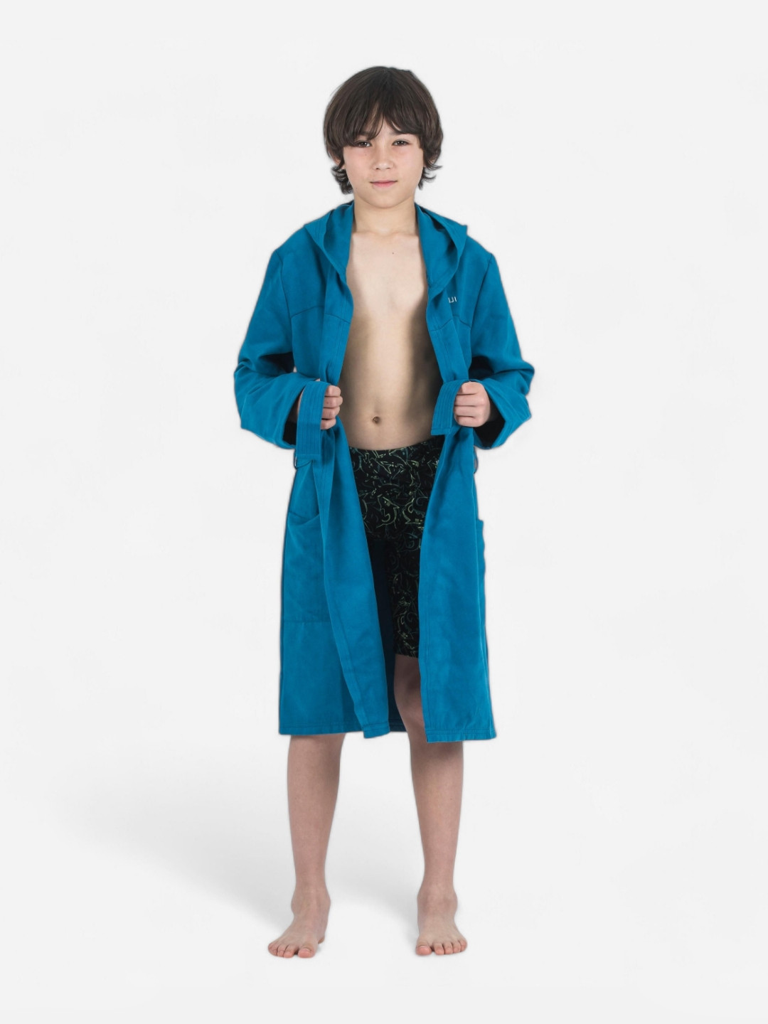 

Nabaiji By Decathlon Boys Hooded Bath Robe, Blue