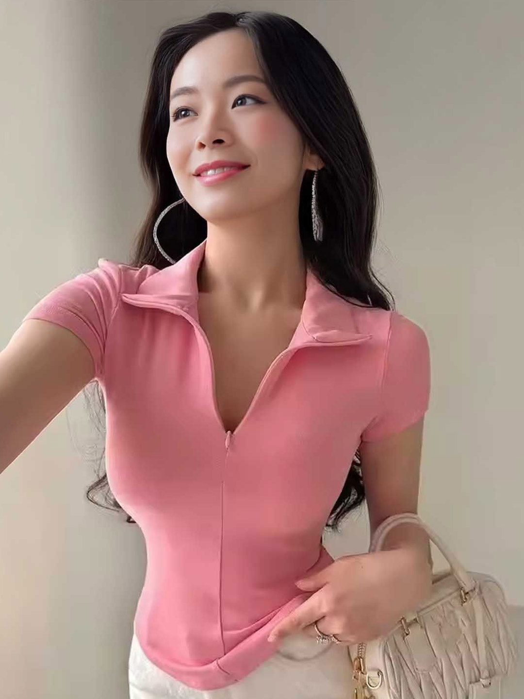 

StyleCast Top, Pink