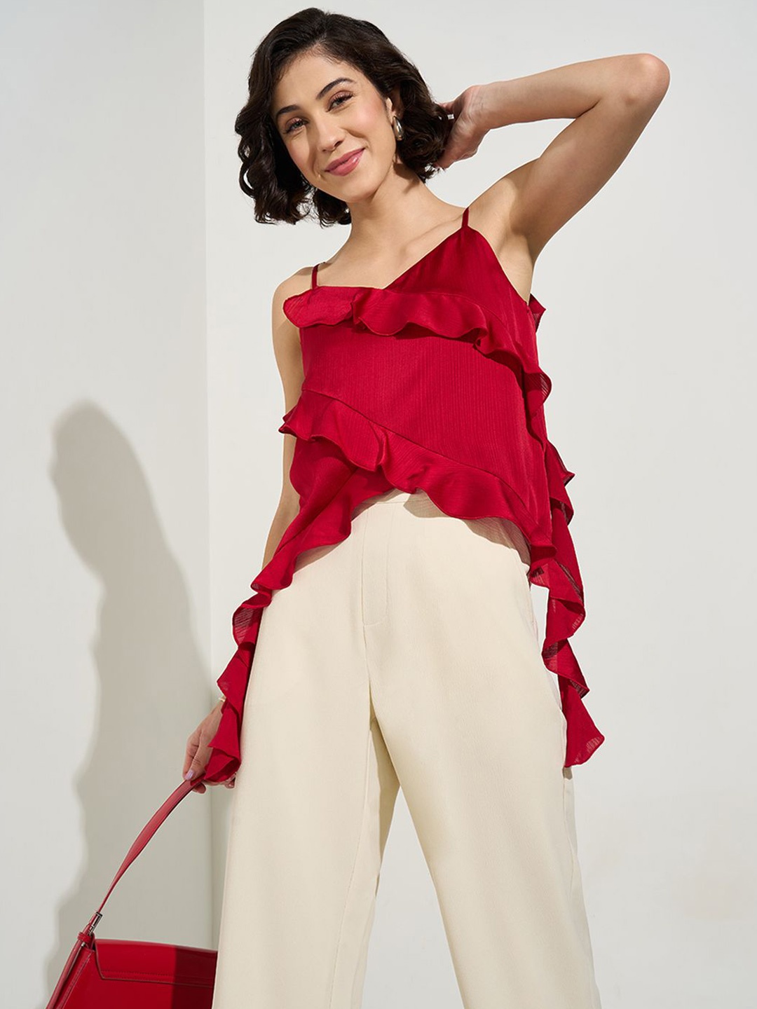 

Honey by Pantaloons Top, Red