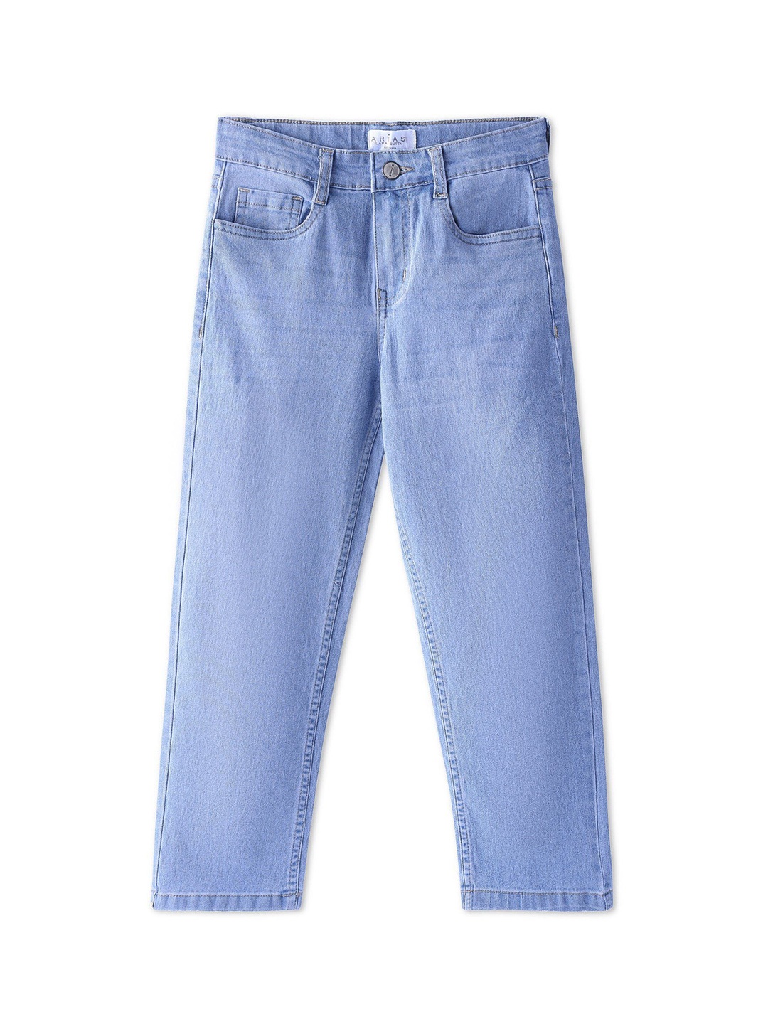 

ARIAS By LARA DUTTA Boys Low Distress Light Fade Jeans, Blue