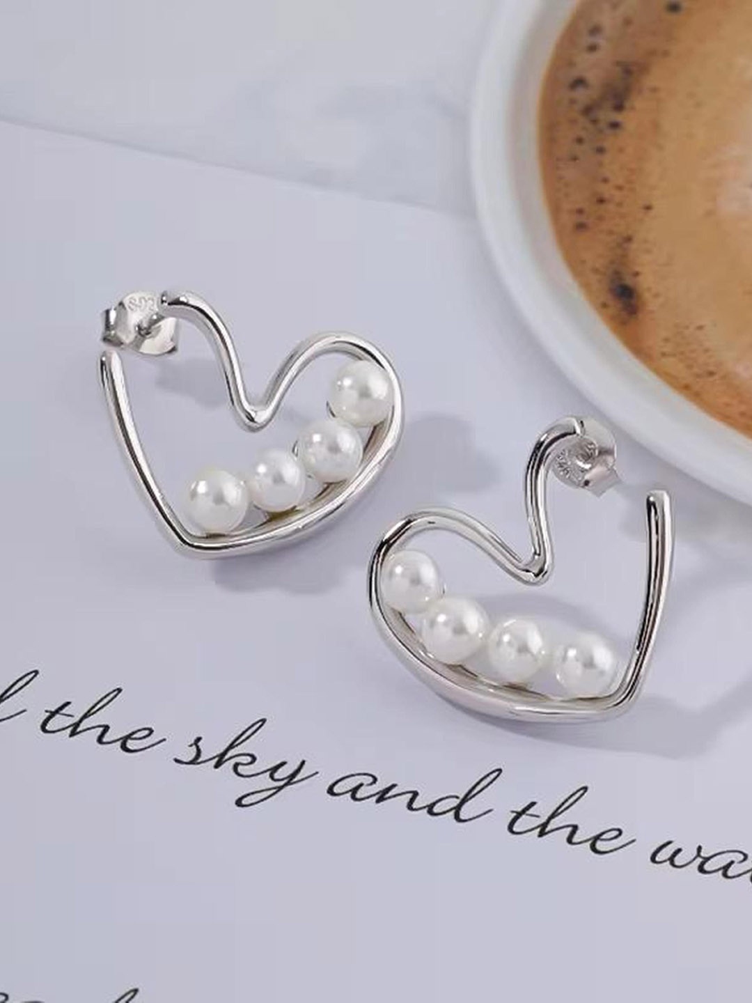 

TANLOOMS Set Of 2 Gold-Plated Artificial Stones Studded Contemporary Studs