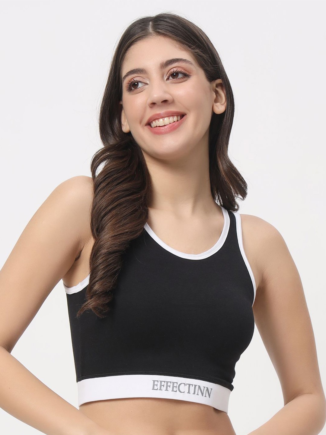 

EFFECTINN Non Padded Everyday Bra, Black