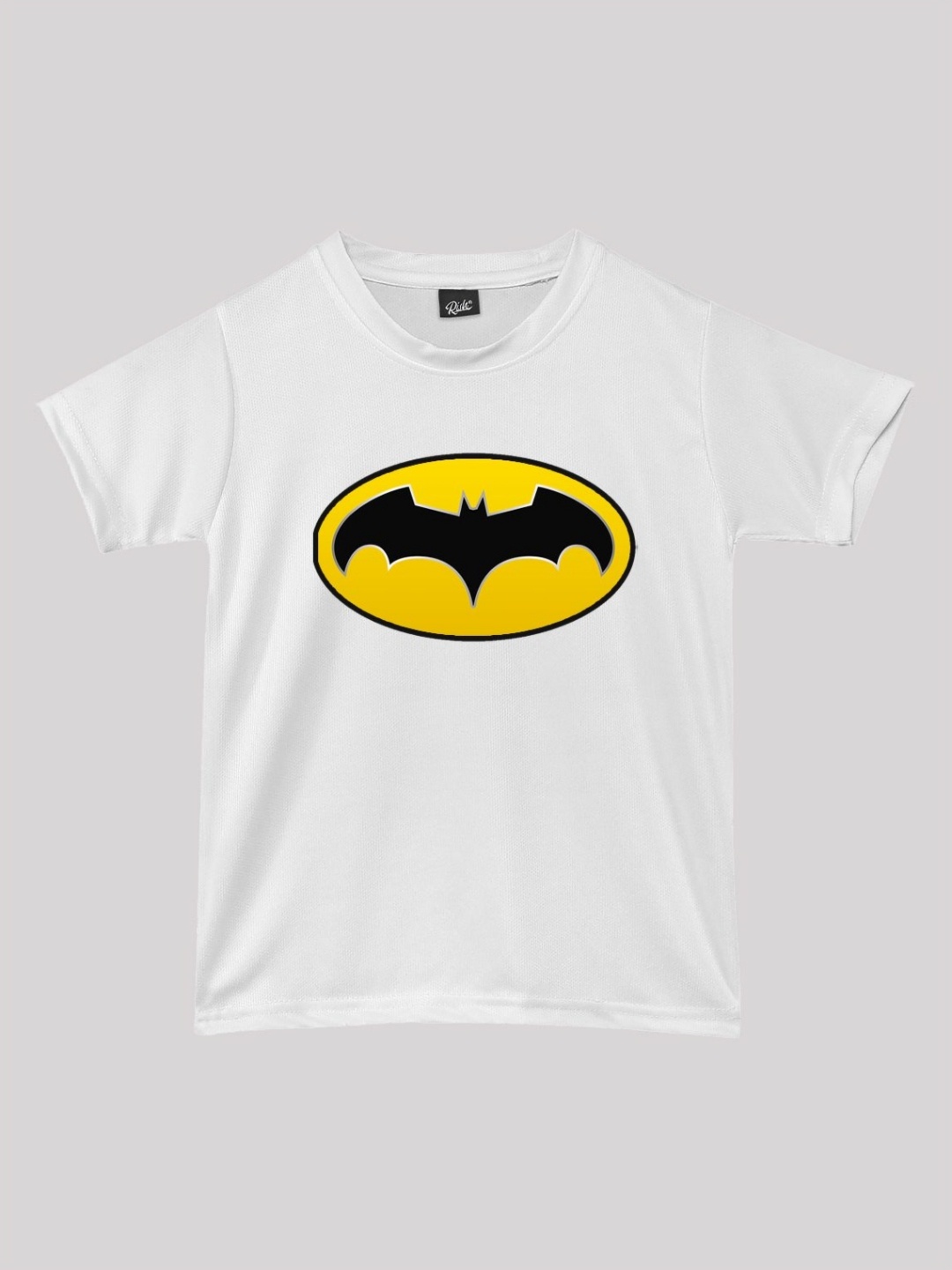 

RISH Unisex Kids Batman Graphic Printed Round Neck T-shirt, White