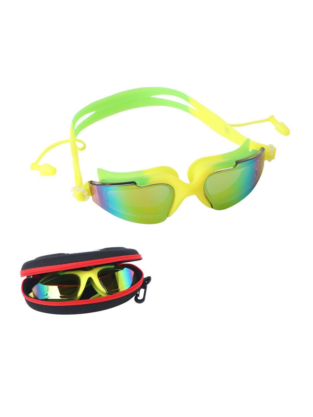 

ARROWMAX Swimming Goggles With Case, Yellow