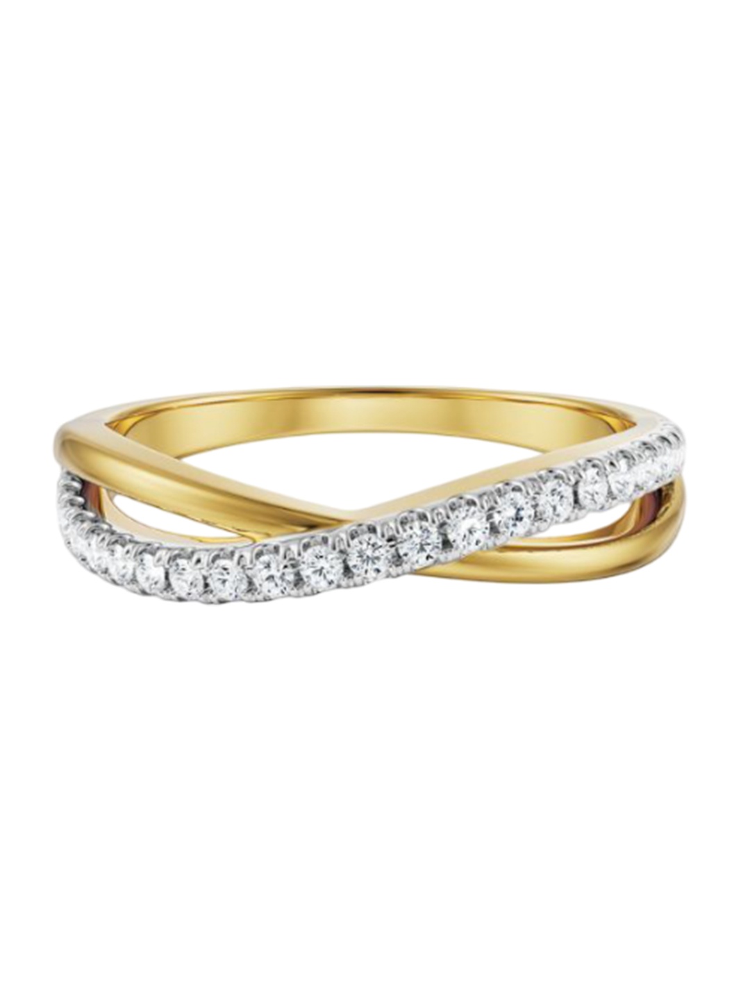 

Emori Lovey Dovey Infinity Diamond Band, Yellow