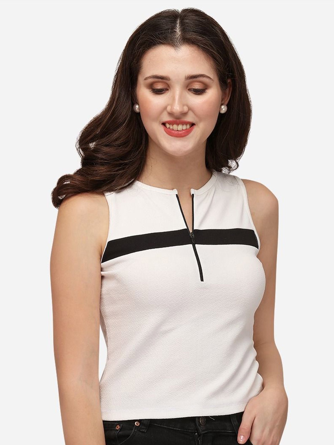 

CORSICA Top, White