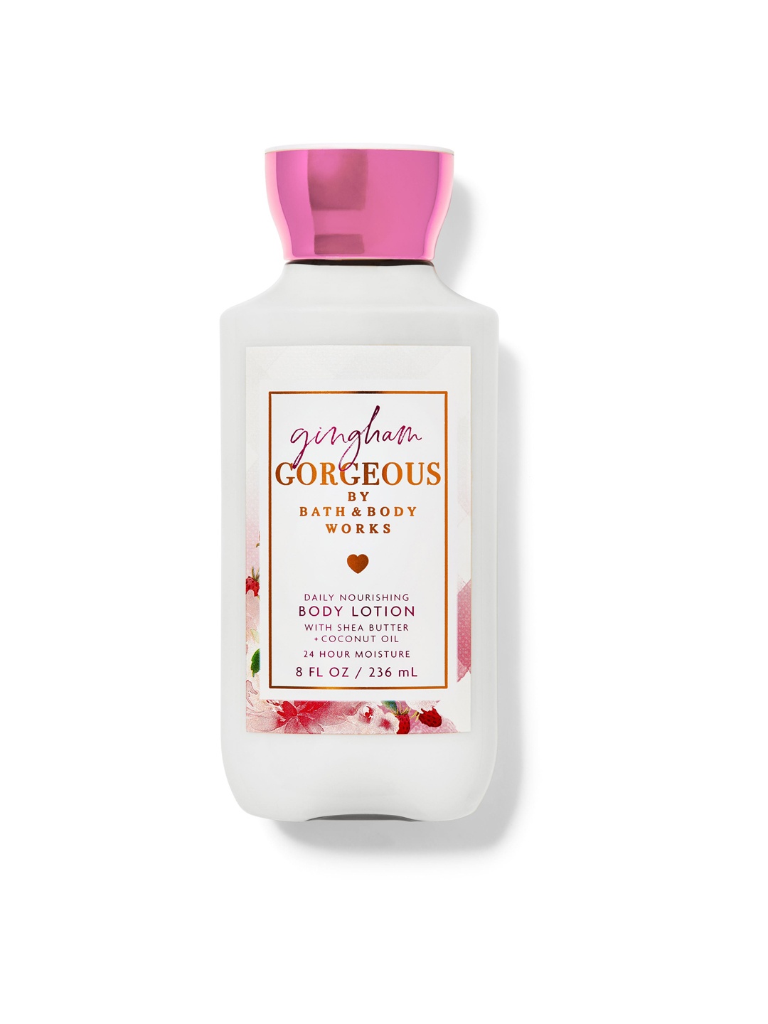 

Bath & Body Works Gingham Gorgeous Daily Nourishing Body Lotion with Shea Butter - 236ml, Pink